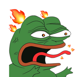 Pepe On Fire logo